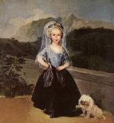 Francisco de Goya Portrait of Mana Teresa de Borbon Y Vallabriga china oil painting artist